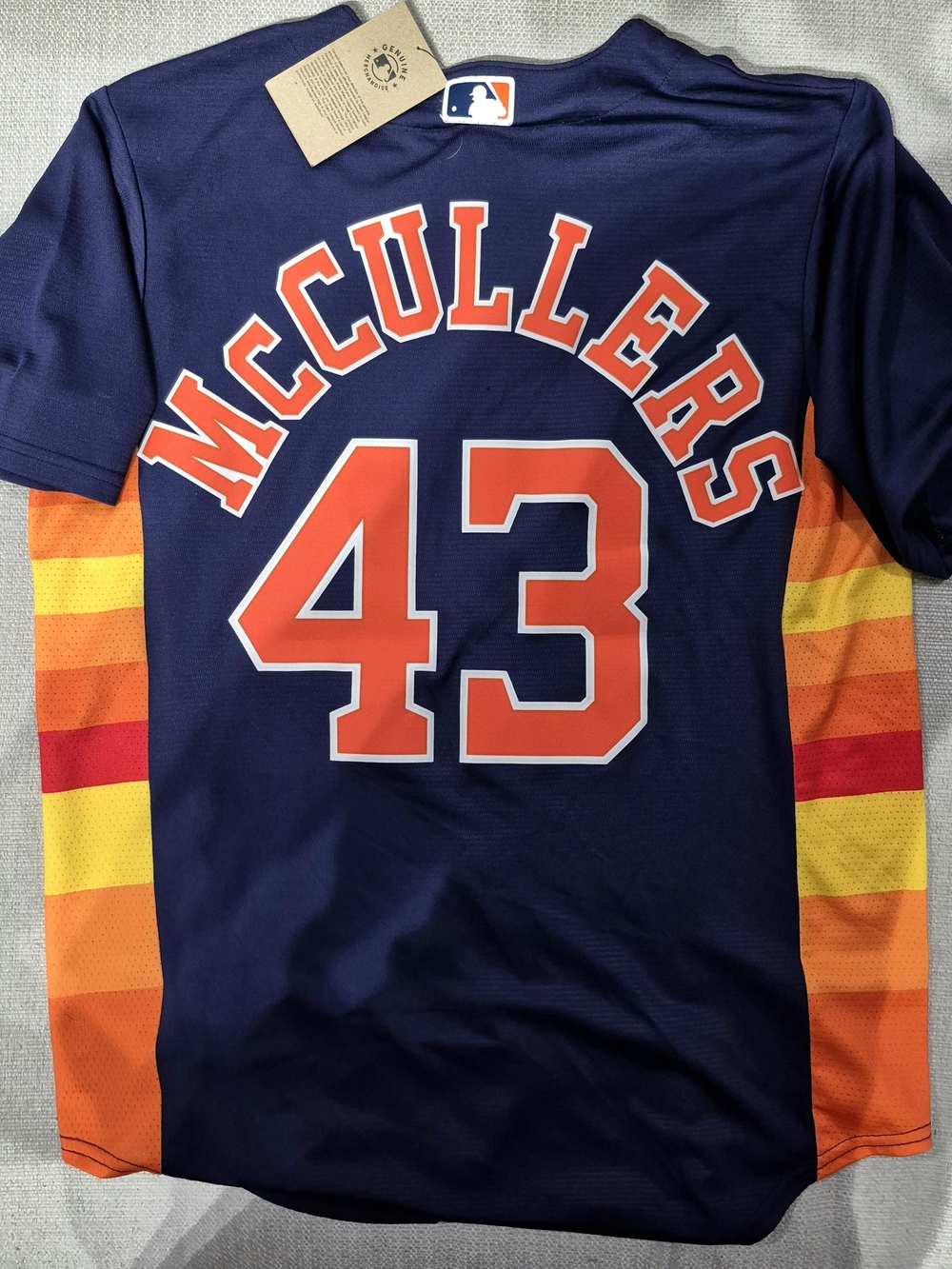 MLB Kids Navy Blue 'McCullers 43' Long Sleeve Layered Jersey